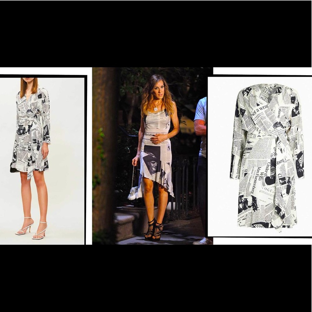 NYC Newspaper Print dress